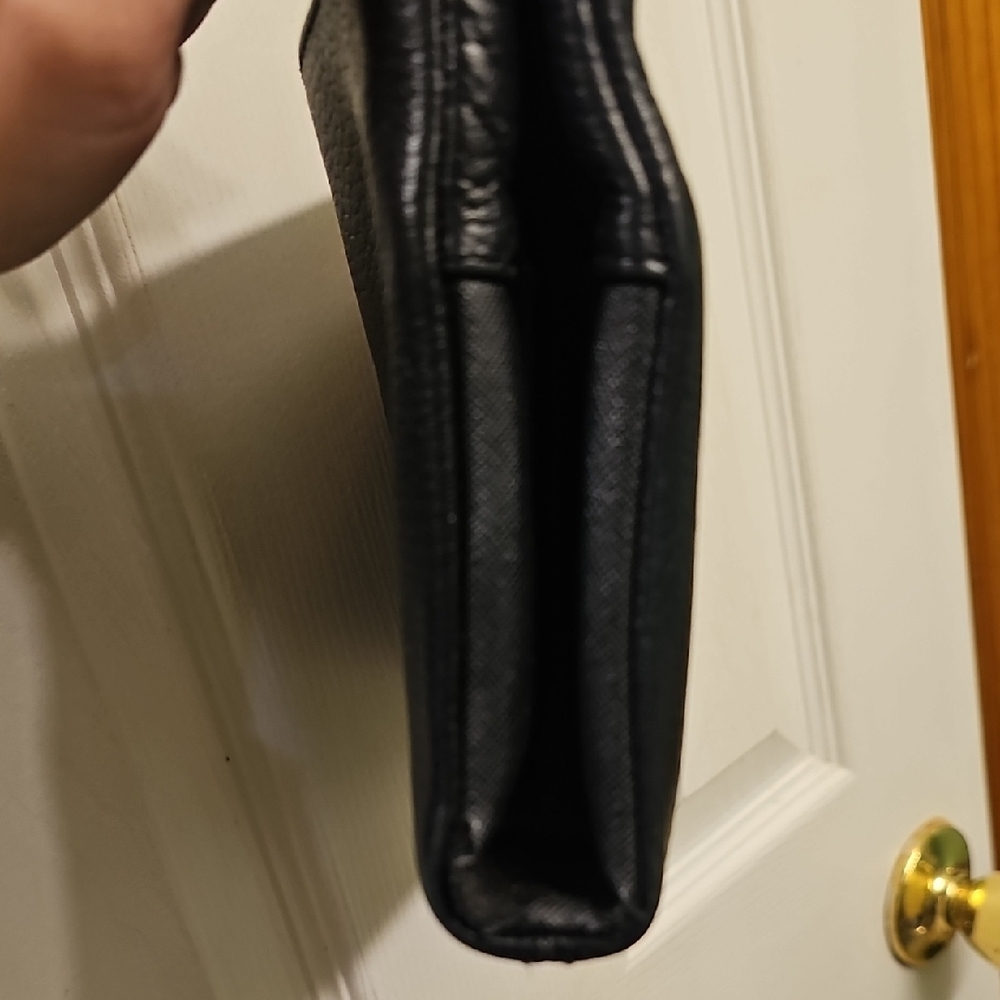 Michael Kors Black Leather Crossbody with Gold Logo - Picture 12 of 12